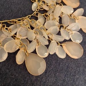 Light pink statement necklace